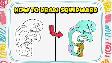 How to Draw Squidward Tentacles from SpongeBob SquarePants Easily