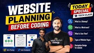 Website Planning Before Coding LIVE 🚀 | Website Sitemap, Wireframe & User Flow | Kaashiv Infotech