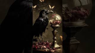 🕰️ Darkly Elegant Ravens, Hourglasses & Withered Roses in Gothic Surreal Aesthetic 🌹🦅 #shadowpaws screenshot 2