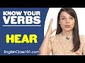 HEAR - Basic Verbs - Learn English Grammar