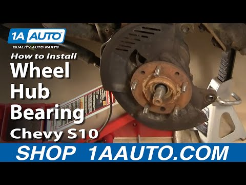 How To Install Replace Wheel Hub Bearing Chevy GMC S-10 S15 4x4 Part 1 1AAuto.com