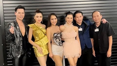 Châu Ngọc Tiên - Hồng Ngọc - Hà Nhi - Lưu Việt Hùng hậu trường đêm nhạc “Tứ Đại Mỹ Nhân” tại Mỹ
