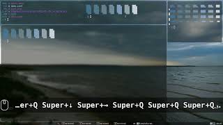 switched to jonaburg picom and played arround a bit #herbstluftwm #voidlinux #tint2 #rofi #pywal