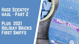 Huge Scentsy Haul - Part 2 & Holiday Bricks 2021 First Sniffs