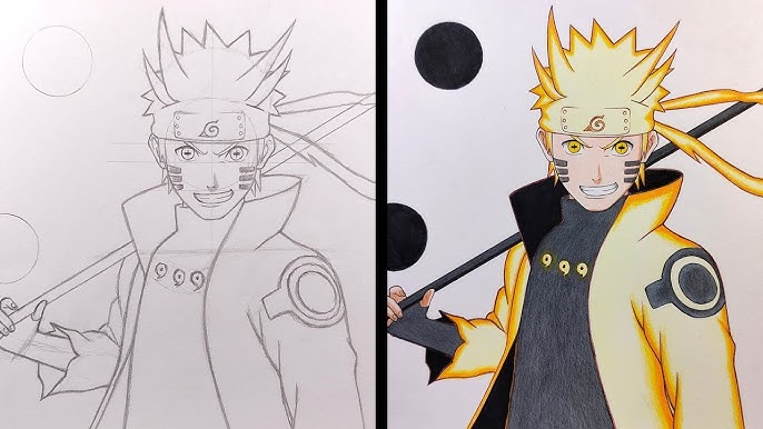 Naruto Sennin #RedSz  Naruto sketch drawing, Naruto drawings easy