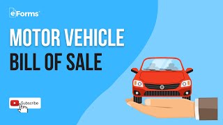 Motor Vehicle Bill of Sale