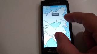 App Android - Países del mundo, screenshot 1