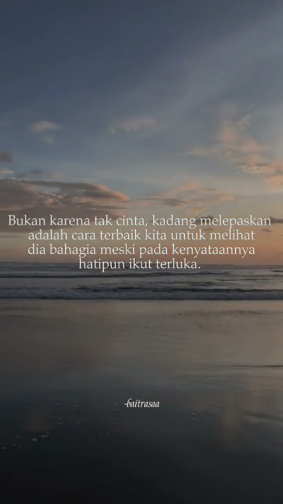 STORY WA 30 DETIK | MELEPASKANMU