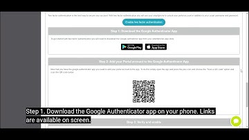 Enabling Two Factor Authentication 2FA | HR Portal Tutorial