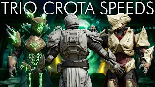 Trio Crota's End Speedruns | !gcx !member !pb