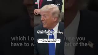Trump Slams Media as "Seditious" Over Iran War Coverage