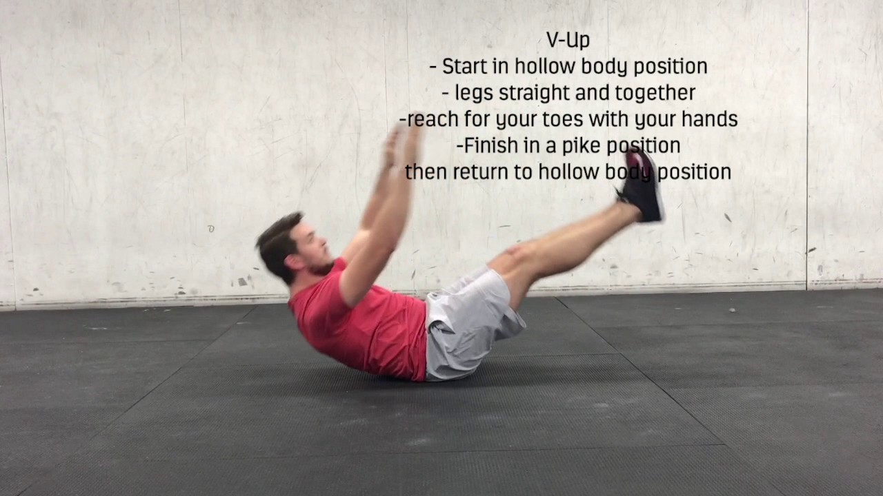 Hollow Rock, V up, Knee tuck, Hollow Hold YouTube