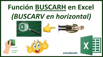 🙃 Función BUSCARH 💁 BUSCAR en HORIZONTAL 🙃