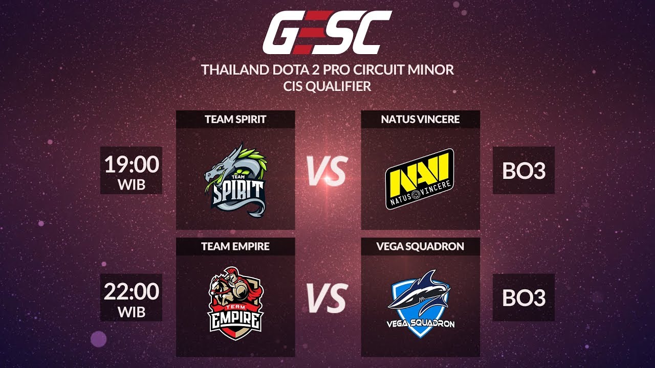 Navi vs Team Spirit [BO3] - GESC Thailand Minor CIS Qualifier Day 2