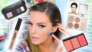 TRYING NEW MAKEUP PRODUCTS! 6 First Impressions \& Demo | Casey Holmes