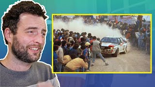 Race Driver Reacts to INSANE Group B Rally Moments