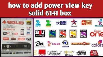 solid 6141 settop box me new biss key add kaise kare 2019 #sdsteach
