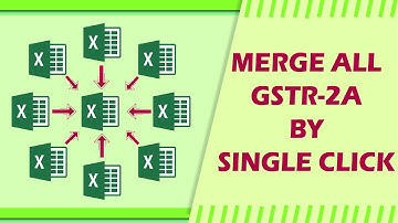 FREE TOOL TO MERGE ALL GSTR-2A | COMBINE ALL MONTH GSTR-2A BY SINGLE CLICK | Smarter Day2Day