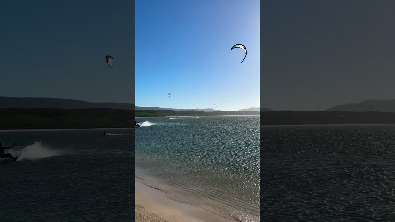 @nathalielambrecht8160 training day on the 8m #OrbitPro in 25 knots #north #bigair #kiteboarding
