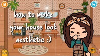 How to make your house look aesthetic  - Toca Life