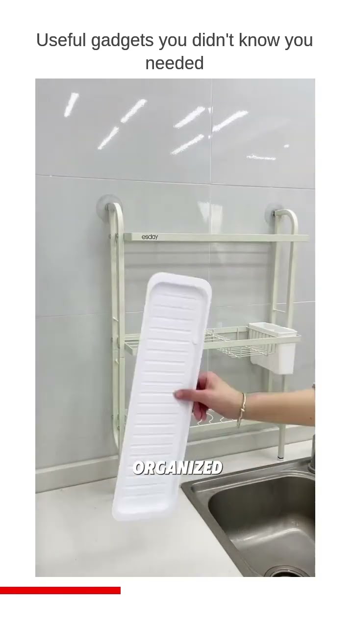Product link in Bio Maximize your kitchen space with the Shelf Sleek Space-Saving Multi-Tier