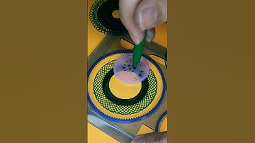 Satisfying Spirograph ASMR | Relaxing Drawing Sounds | #dkspiroart #ytshort #spirograph #ytshort