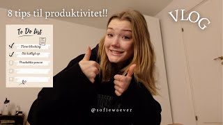 En produktiv dag med mig - tips til produktivitet *vlog*