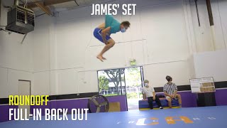 James West vs Cameron Eckberg AIRTRACK Game of TRICK