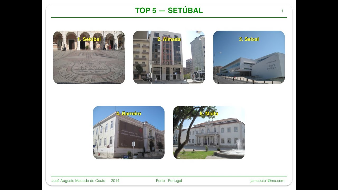 TOP 5 - DISTRITOS - SETÚBAL - FILMES