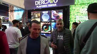 Participation De Quick-Display Light Box X Dercavo Plafonds Tendus À La Batimatec 2024