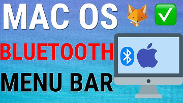 Mac OS: Show & Hide Bluetooth Icon In Menu Bar