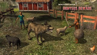 Wolf Sim 2: Hunters Beware iOS / Android Gameplay Trailer HD screenshot 2