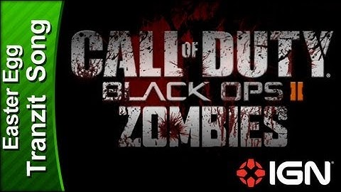 Call of Duty: Black Ops 2 Zombies Walkthrough - Tranzit Song Easter Egg