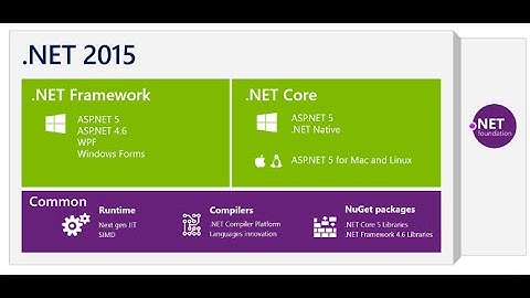 Dot Net Framework Overview | Think IT training