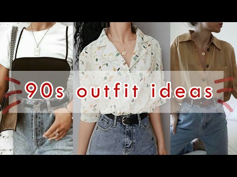 90s inspired outfit ideas | Annesthetic Diary - YouTube