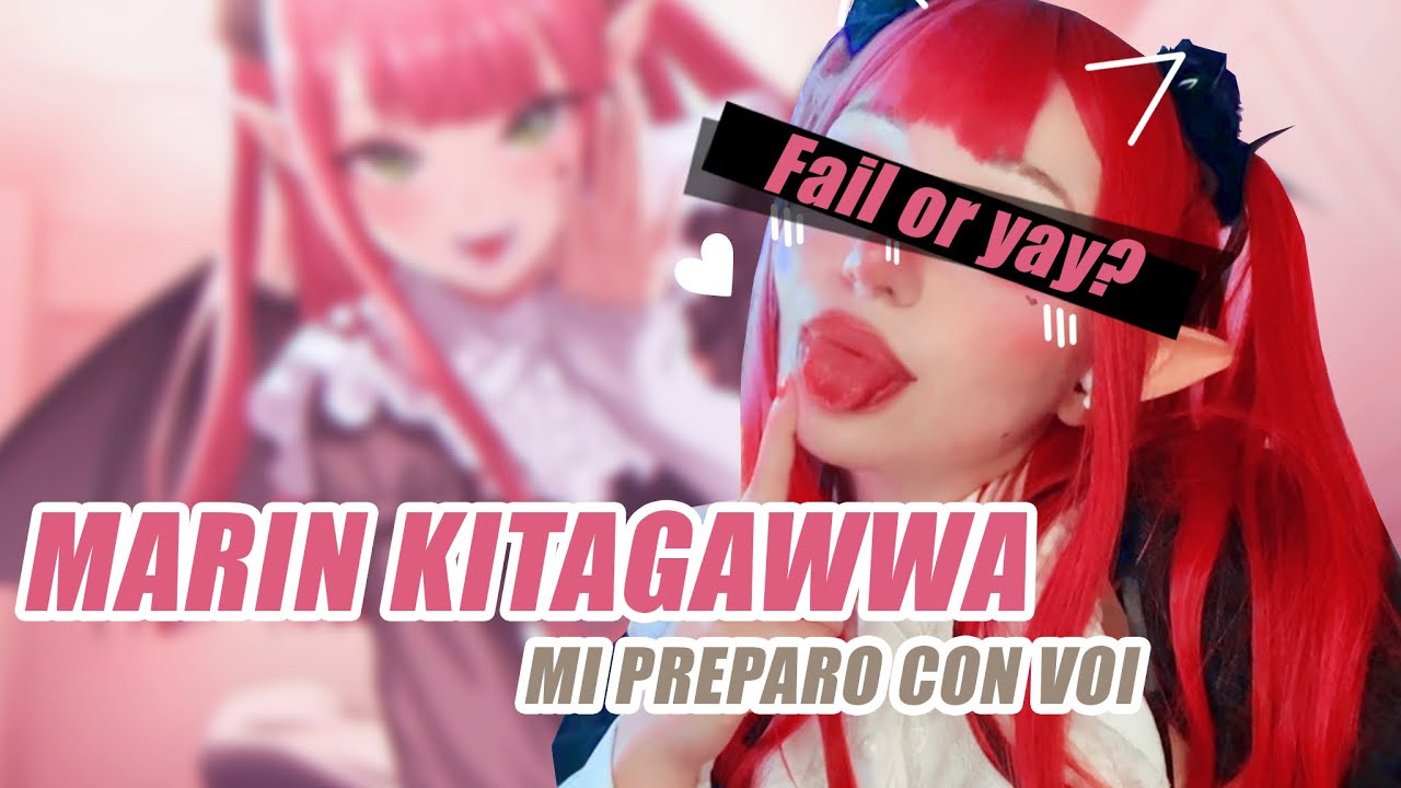 MARIN Cosplay Fast Tutorial MAKE UP + Cosplay Review R DOKIDOKI YouTube