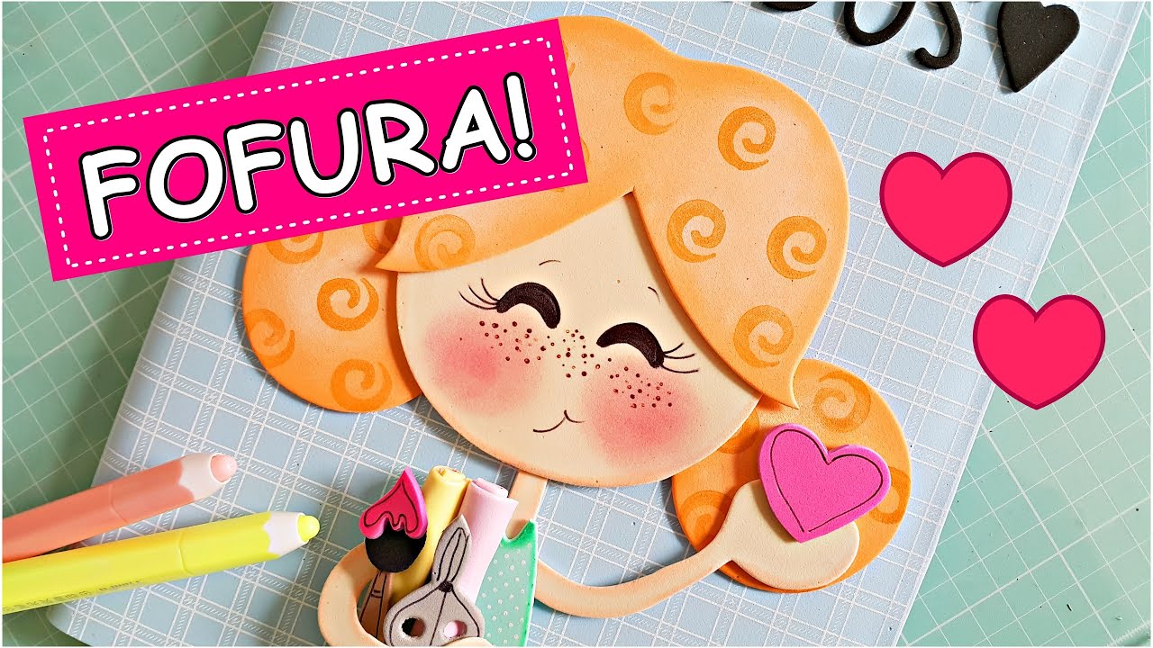 DIY: CADERNO DE DECORADO EM E.V.A PARA ANOTAR PEDIDOS DE ENCOMENDAS - COISAS DA NAT