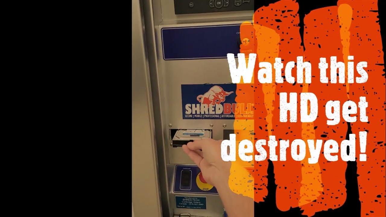 Watch This Hard Drive Get Destroyed! YouTube