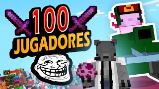 👉El Primero En Sobrevivir al AJOLOTE Gana $$$👈 Minecraft 100 Jugadores