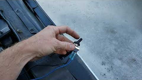 How to install a toggle switch on a radiator cooling electric fan easy and fast