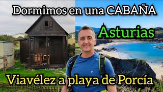 Ruta por la costa Asturiana de VIAVELEZ a la playa de PORCÍA senderismo en Asturias