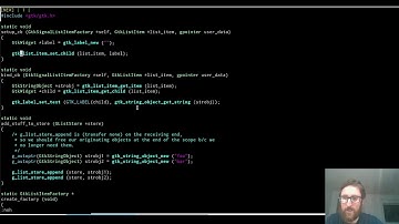 GTK4/GObject tutorial: GtkListView, GtkColumnView, and GtkExpression (oh my!)