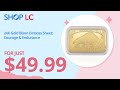 24K Golden Bison Tribute Embossed Sheet 31x45.5mm 10mg