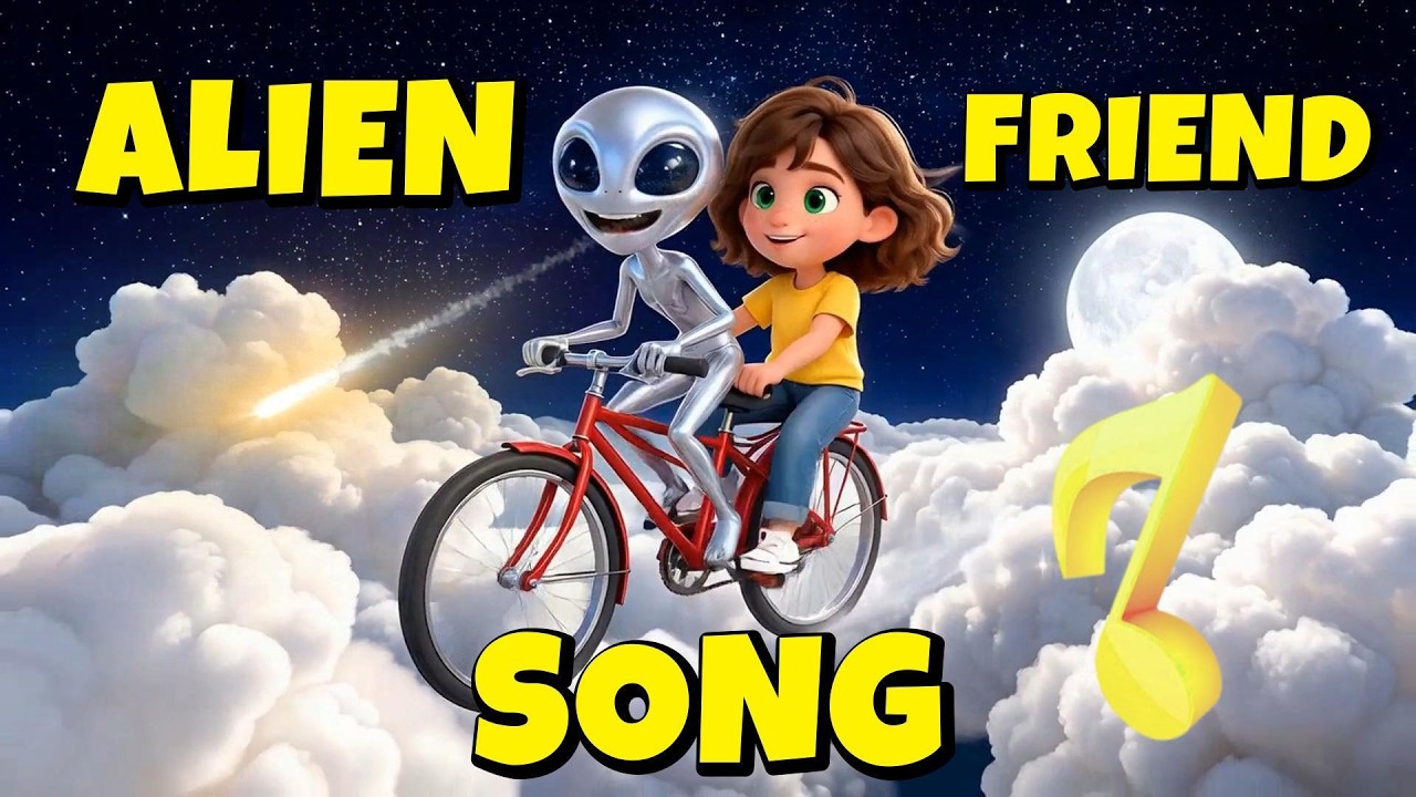 Alien Friend Song| Friendly Alien Song 👽 |Cute Kids Song About ...
