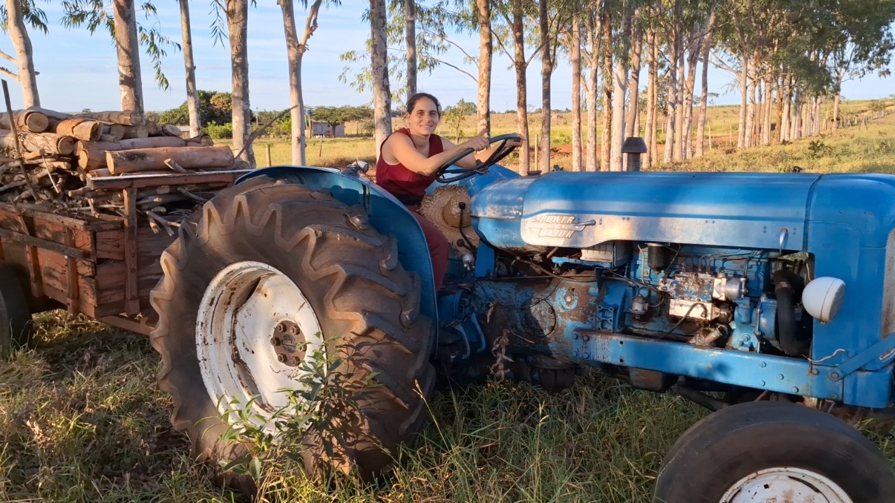 VIDA NO SÍTIO: BUSCANDO LENHA COM O TRATOR FORD MAJOR