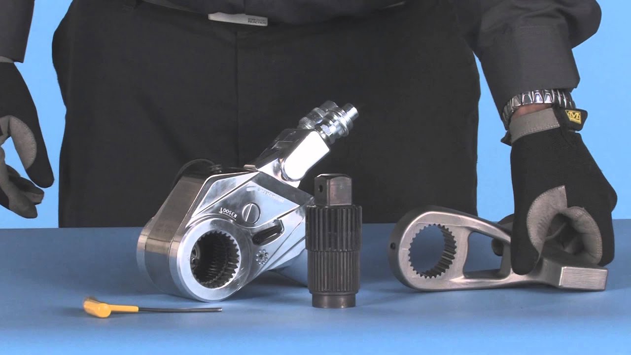 Square Drive Hydraulic Tool with Concentric Drive and Rection Arm Operation