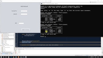 Project using SQL database accessed with java (DBMS)