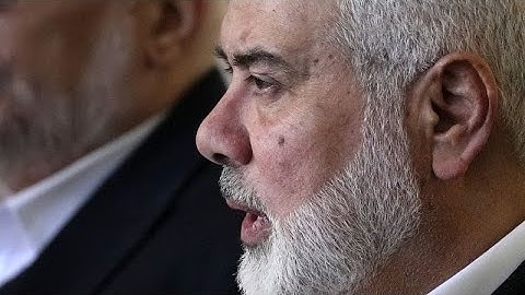 Moment top Hamas leader finds out sons killed in Israeli airstrike