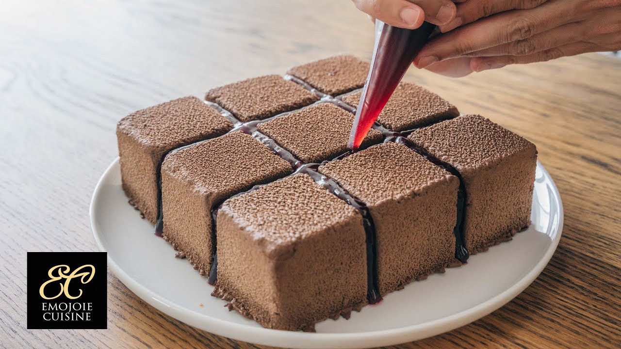 チョコレートベルベットケーキの作り方 Velvet Texture Chocolate Cake Recipe Youtube