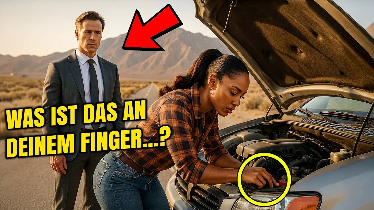＂Schwarze Frau hilft Millionär, sein Auto zu reparieren – Als er den Ring an ihrem Finger sieht…